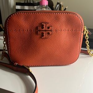 Dark orange Tory Burch crossbody